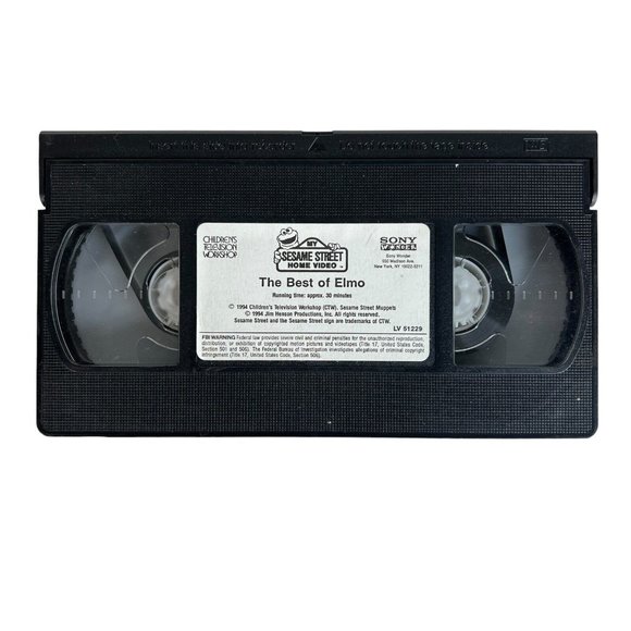 Sesame Street The Best of Elmo VHS Video Tape PBS Kids 30 Minutes Songs and More - Picture 6 of 7